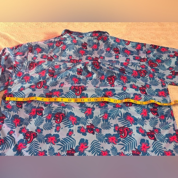 Men’s Swisher Hawaiian Shirt – Jacksonville Jumbo Shrimp Edition (Size XL) - Picture 8 of 10